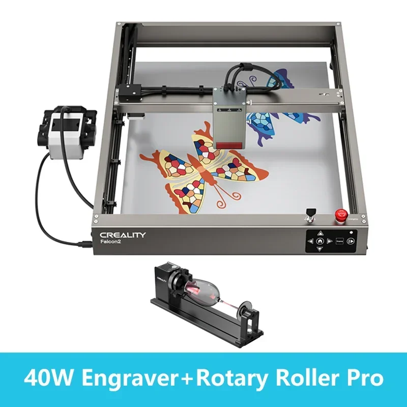 Creality Falcon 2 40W Laser Engraver Strong Cutting CNC Cutter with Air  Assist 25000mm/min Colorful DIY Laser Engraving Machine - AliExpress