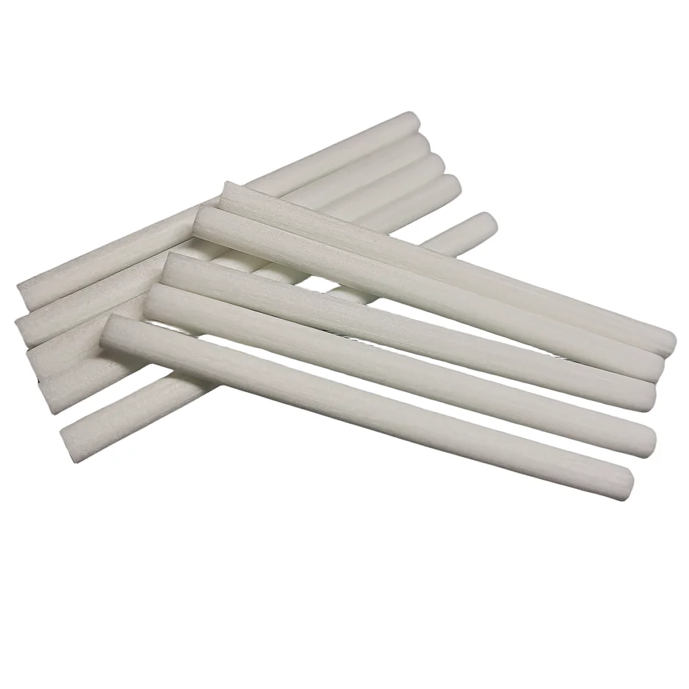Humidifier Cotton Rod Humidifier Refill Sticks Humidifier Replacement Parts Air Humidifier Aroma Diffuser Filters 10pcs 7.5*120mm Mist Maker Replace Parts Cotton Swabs Air Humidifiers Aroma Filter