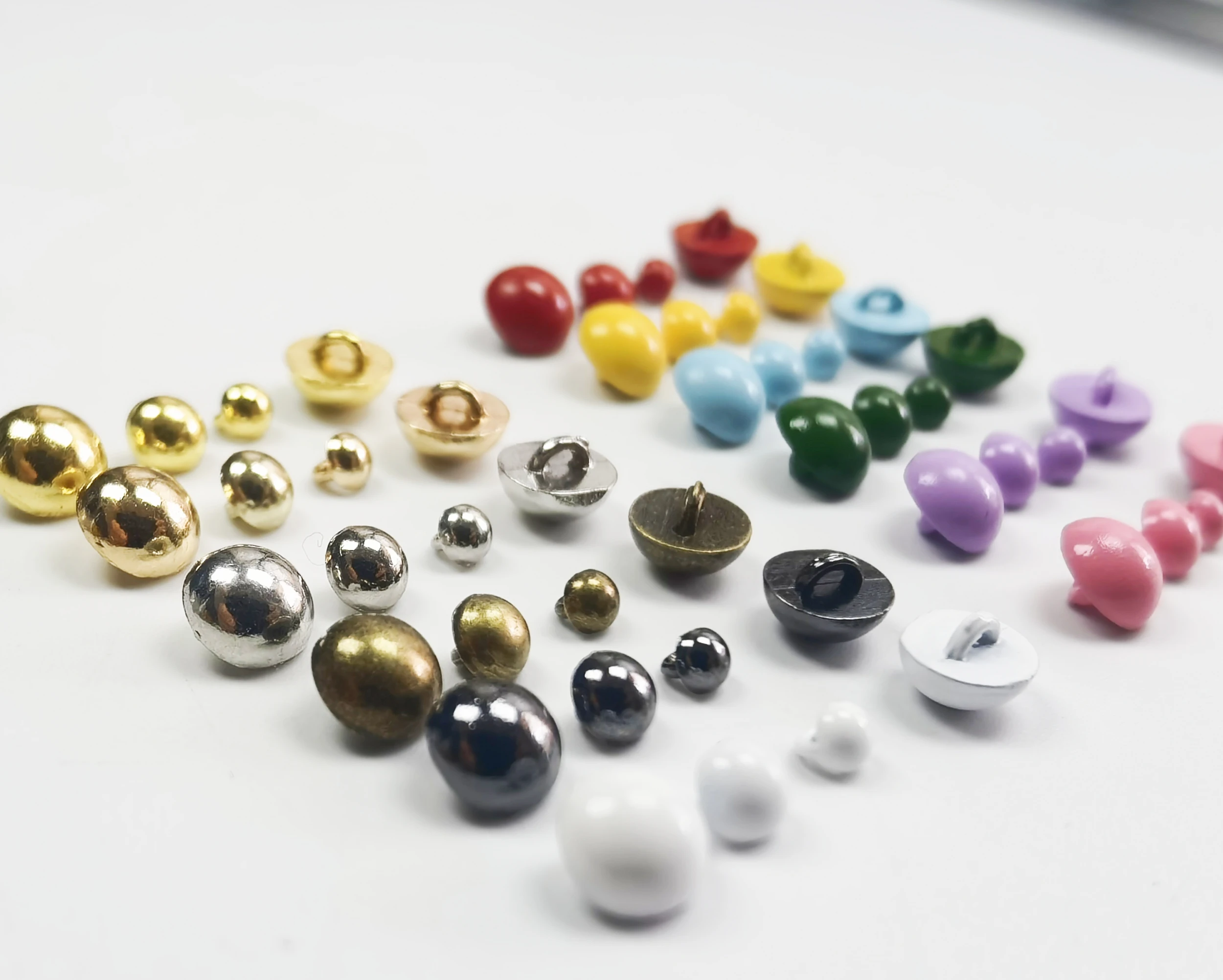 100-500pcs New Mini 3mm 4mm 6mm Round Mushroom Shank Button for Sewing Doll Toy Pet Clothing Decorative Accessories Handmade DIY 2