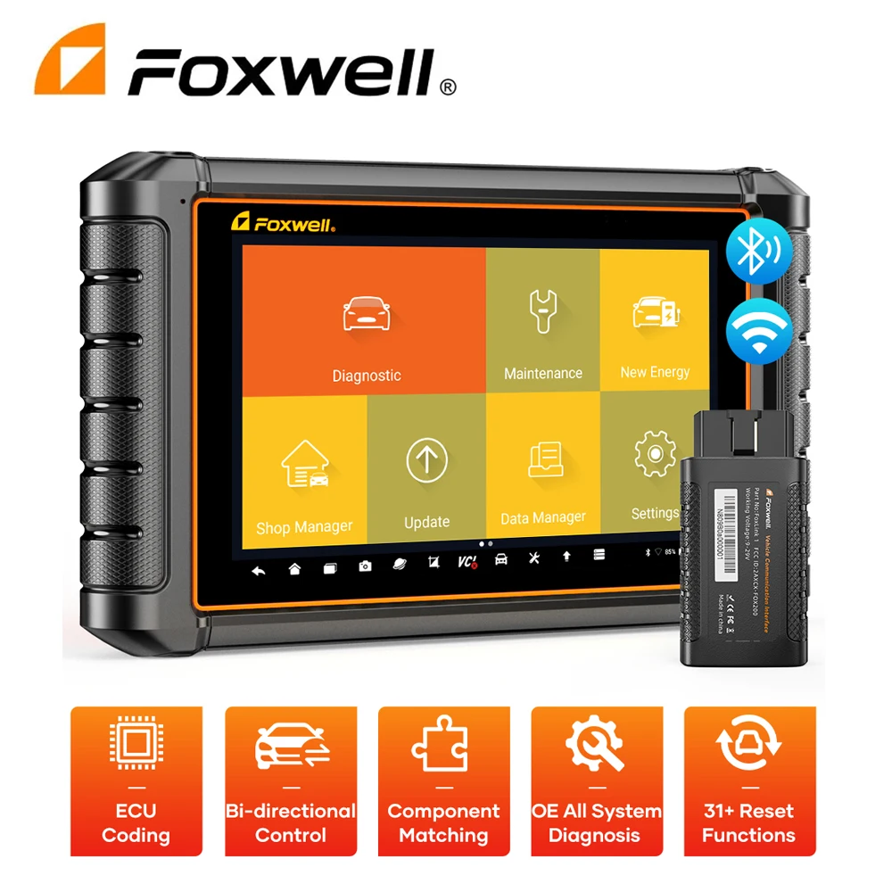 FOXWELLNT909OBD2ScannerBluetoothToolECUCodingDiagnosticTools
