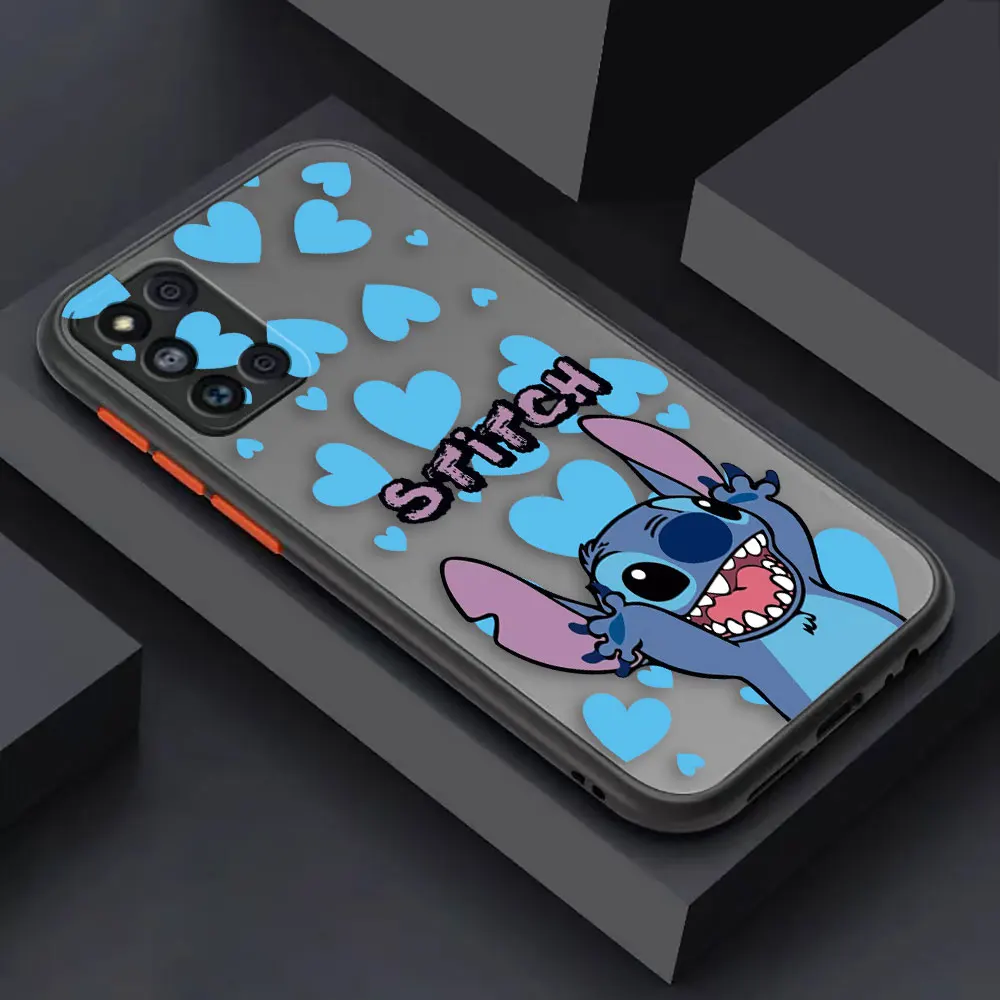 thumbnail image 1 of Matte Case for Samsung Galaxy M62 M53 M52 M51 M33 M32 M31 M30S M23 5G J8 J7 J6 J5 J4 Case Funda Capa Lilo & Stitch Cartoon Anime, 1 of 5