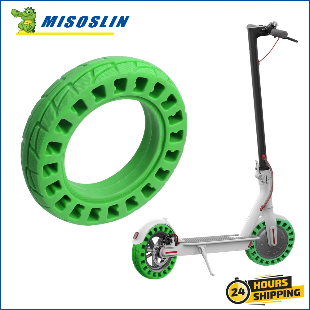 

10 Inch Honeycomb Solid Tyre for Xiaomi/Mijia M365 Electric Scooter 10x2.125 Rubber Tire Shock Absorber Damping Wheel Parts