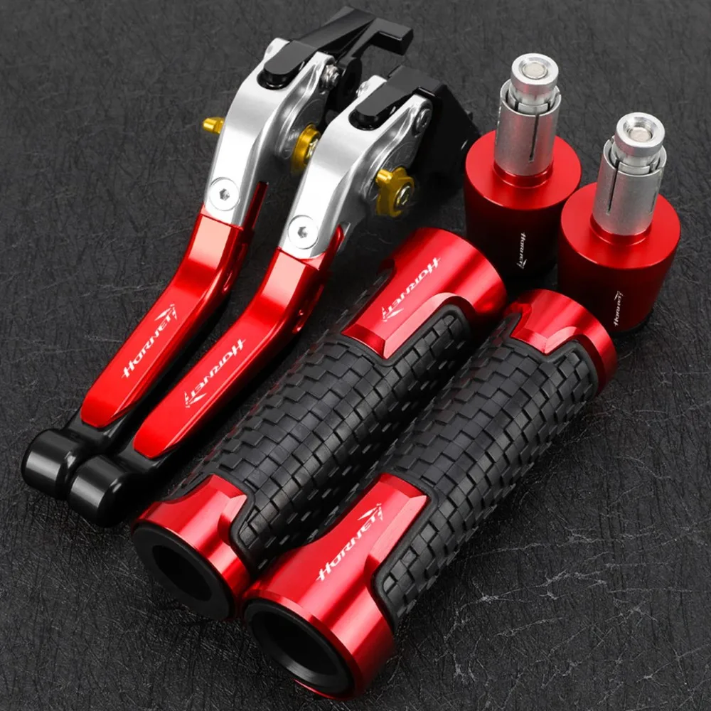 

For Honda CB600F CB599 Hornet 2007-2013 CB 599 600 F Motorcycle Extendable CNC Brake Clutch Levers Handlebar Handle Grips Ends