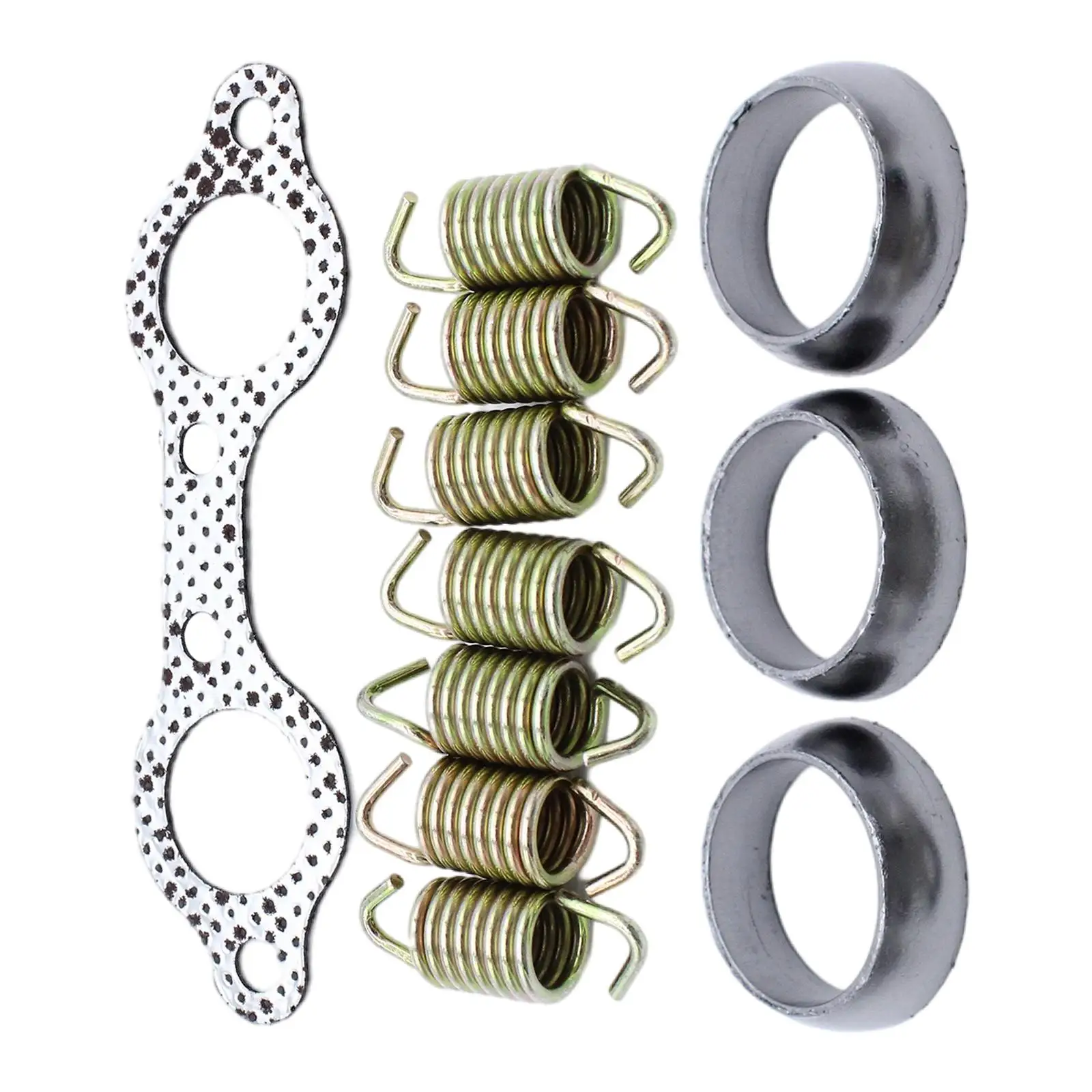 Exhaust Pipe Manifold Gasket Spring Rebuild Kit for Polaris Ranger 700 800 2010-12 7041804 UTV Parts Accessories 11 Pieces