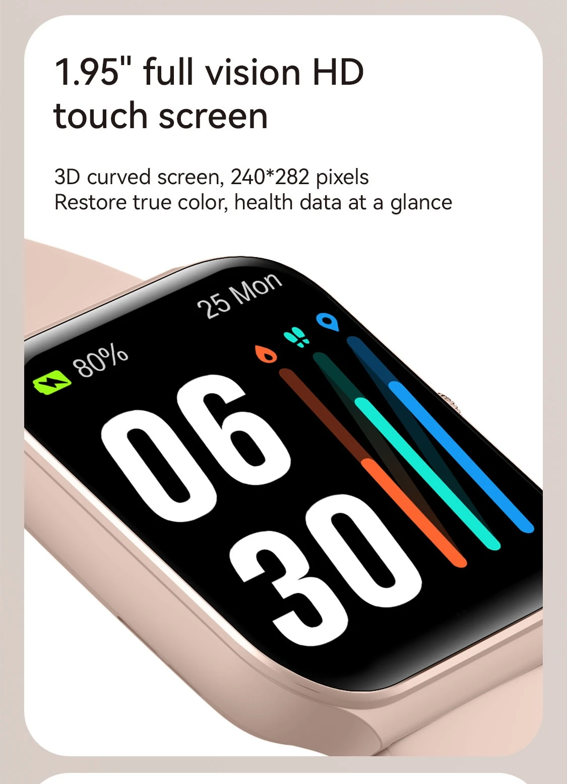 SMART ZZYSMART Smart Watch For Man Woman Alexa-Build-in 5ATM IP68