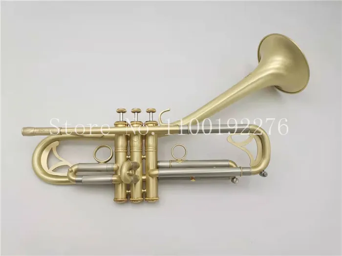 trumpet high quality trumpet curved bell trumept professional with case and mouthpiece