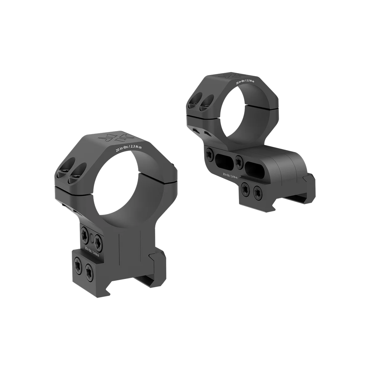 Vector Optics X-ACCU 30mm Cantilever Weaver/Dovetail Riflescope Rings Adjustable Elevation Height For Bullet Drop