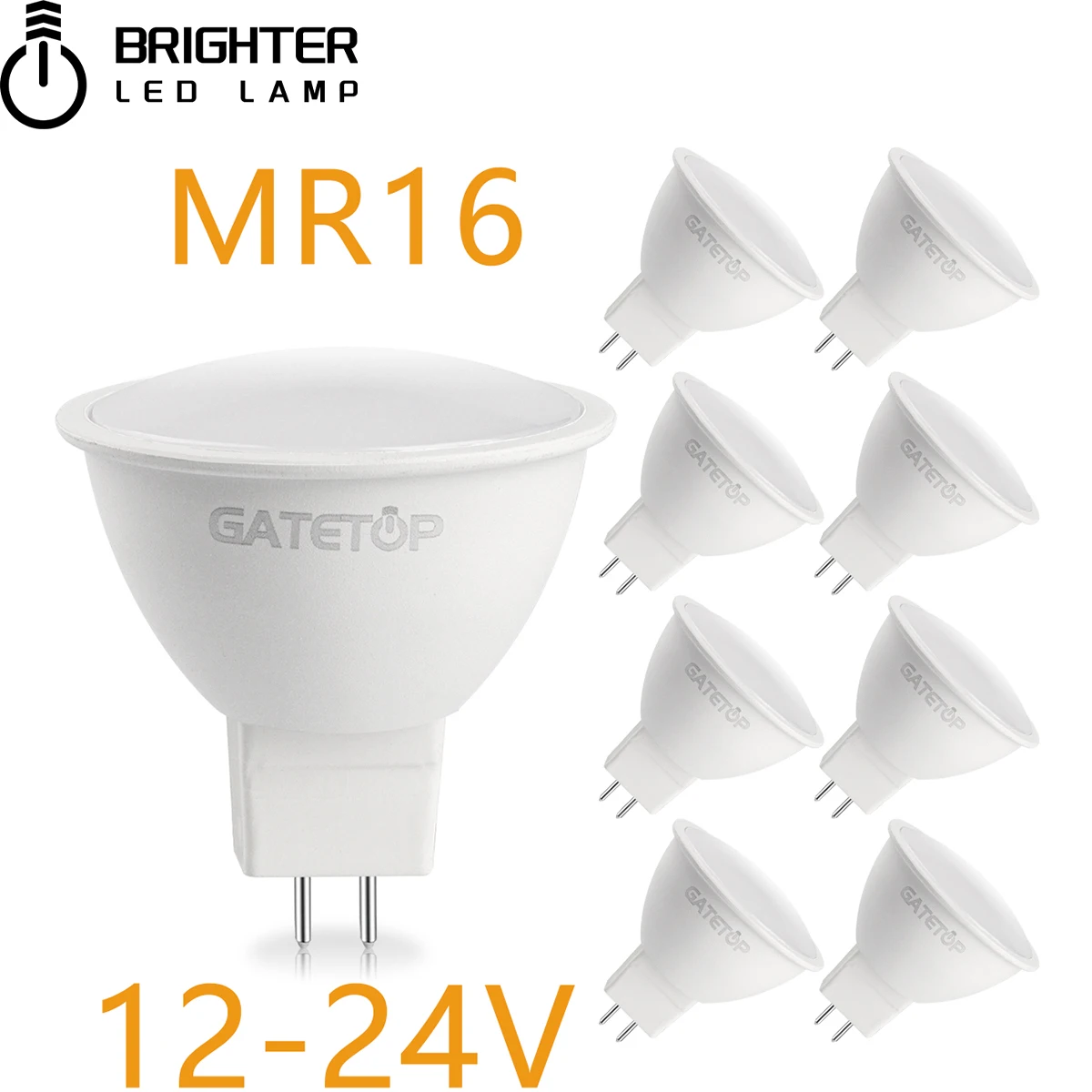 가정용 저전압 LED 스포트라이트, 거실 공부방, GU 5.3 3000 4000 6000K, AC/DC 12-24V, 3W-7W, 38/120 ..