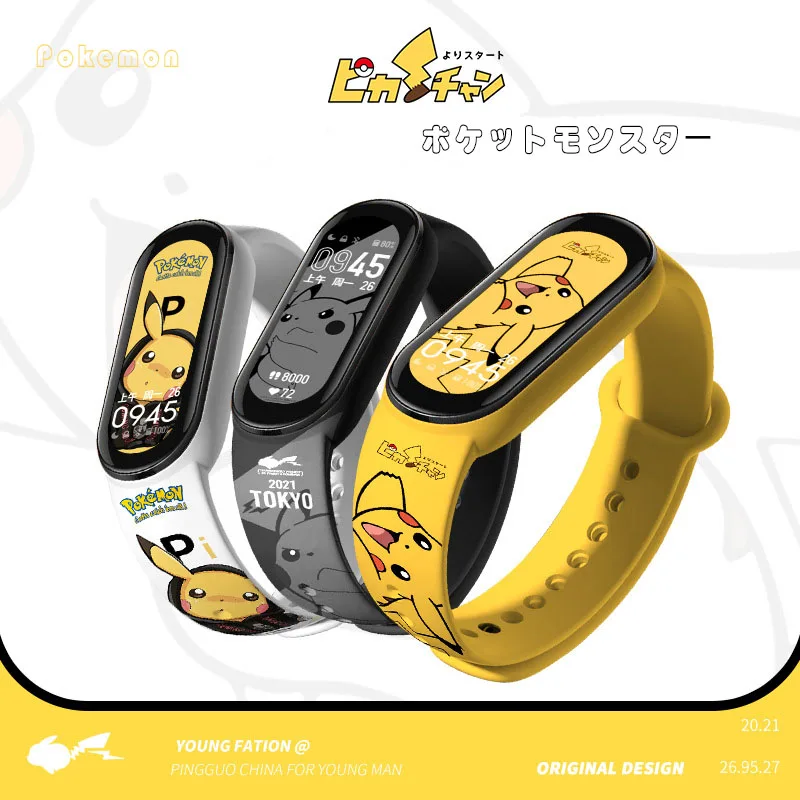 Новые электронные часы Pokemon Pikachu аниме Мультяшные Цифровые Электронные