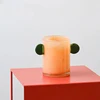 Gradient Colorful Glass Vase Countertop Transparent Flower Pot Desk Decoration Flower Arrangement Vase Room Aesthetic Decoration 4