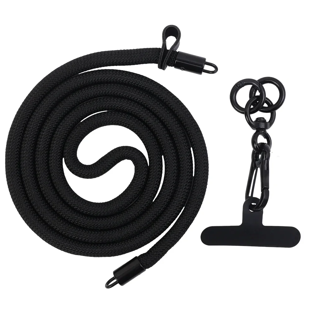 Universal Crossbody Phone Lanyard with Tether Tab - 120cm Thick Neck Hanging Rope