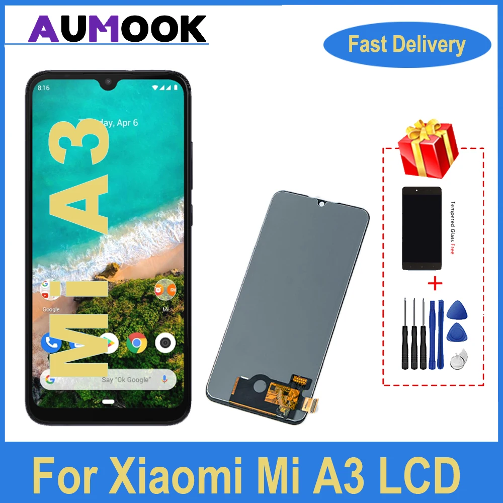 Super AMOLED for Xiaomi Mi CC9E lcd Display Touch Screen Digitizer Assembly  Replacement Parts For Xiaomi Mi A3 lcd - AliExpress