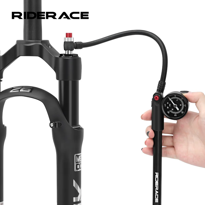 Portable Bike Pump with Gauge 1