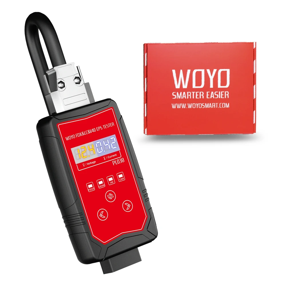 Woyo pl038 para ford & kuga & explorer & linoln & volvo v40 drive diag dados escudo de ferro volante elétrico motor eps tester