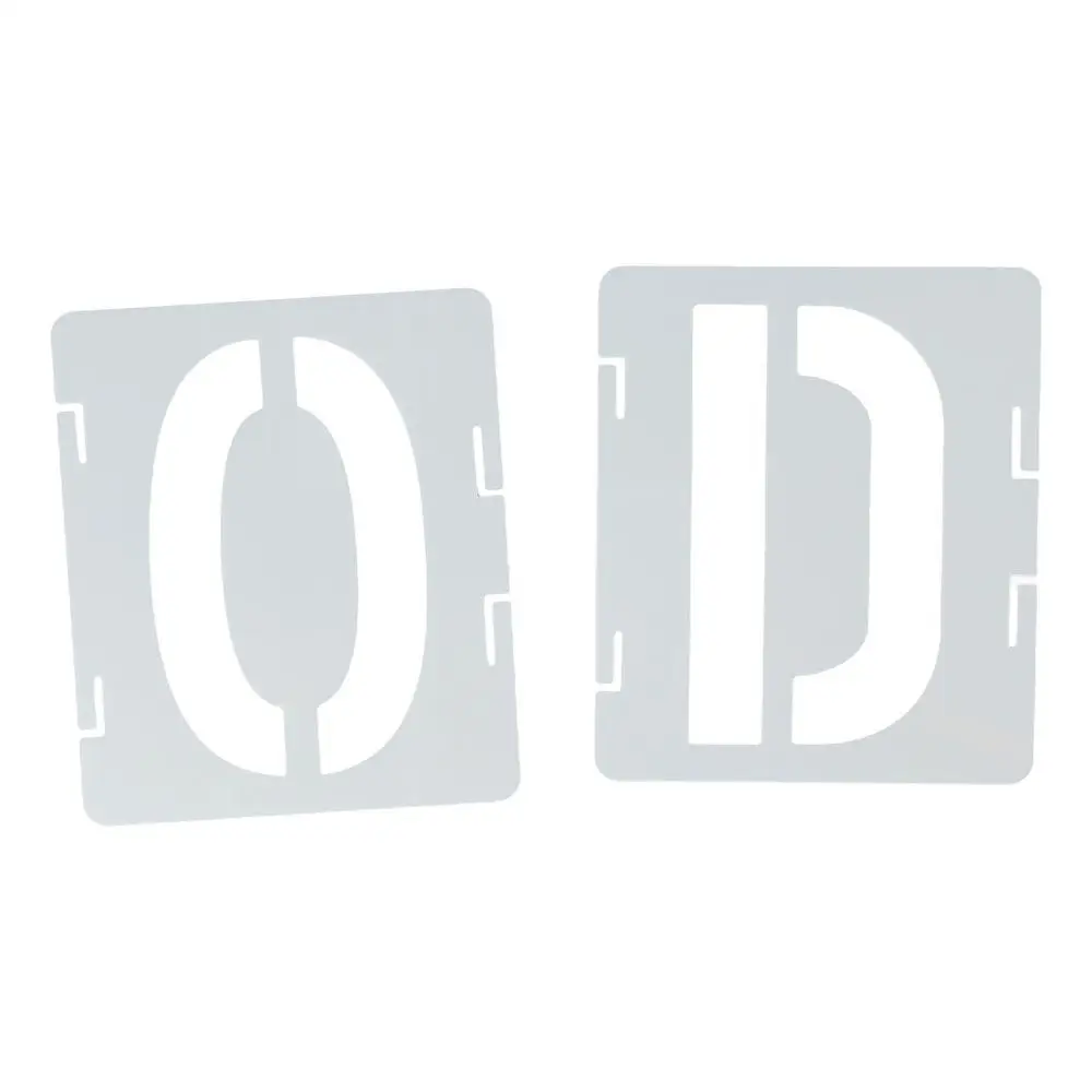 도어용 2/3/4/5인치 문자 스텐실, 대형 알파벳 스텐실, 숫자 및 알파벳 그림 템플릿, DIY 공예용