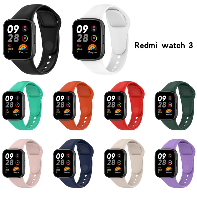 Official same Silicone Wristband For Xiaomi Redmi Watch 3 Bracelet Smart  Watch Replacement Wrist Strap For correa redmi watch 3