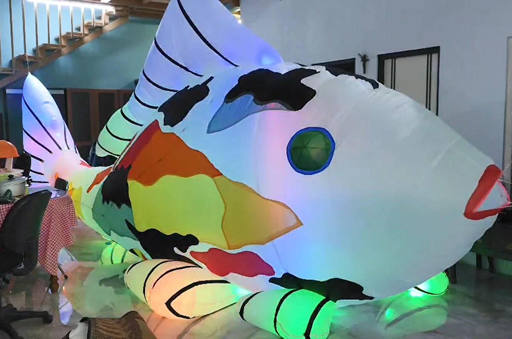 LEDs lights for 8M koi fish kite for the night flying but not including the kite with super hight brightness 3