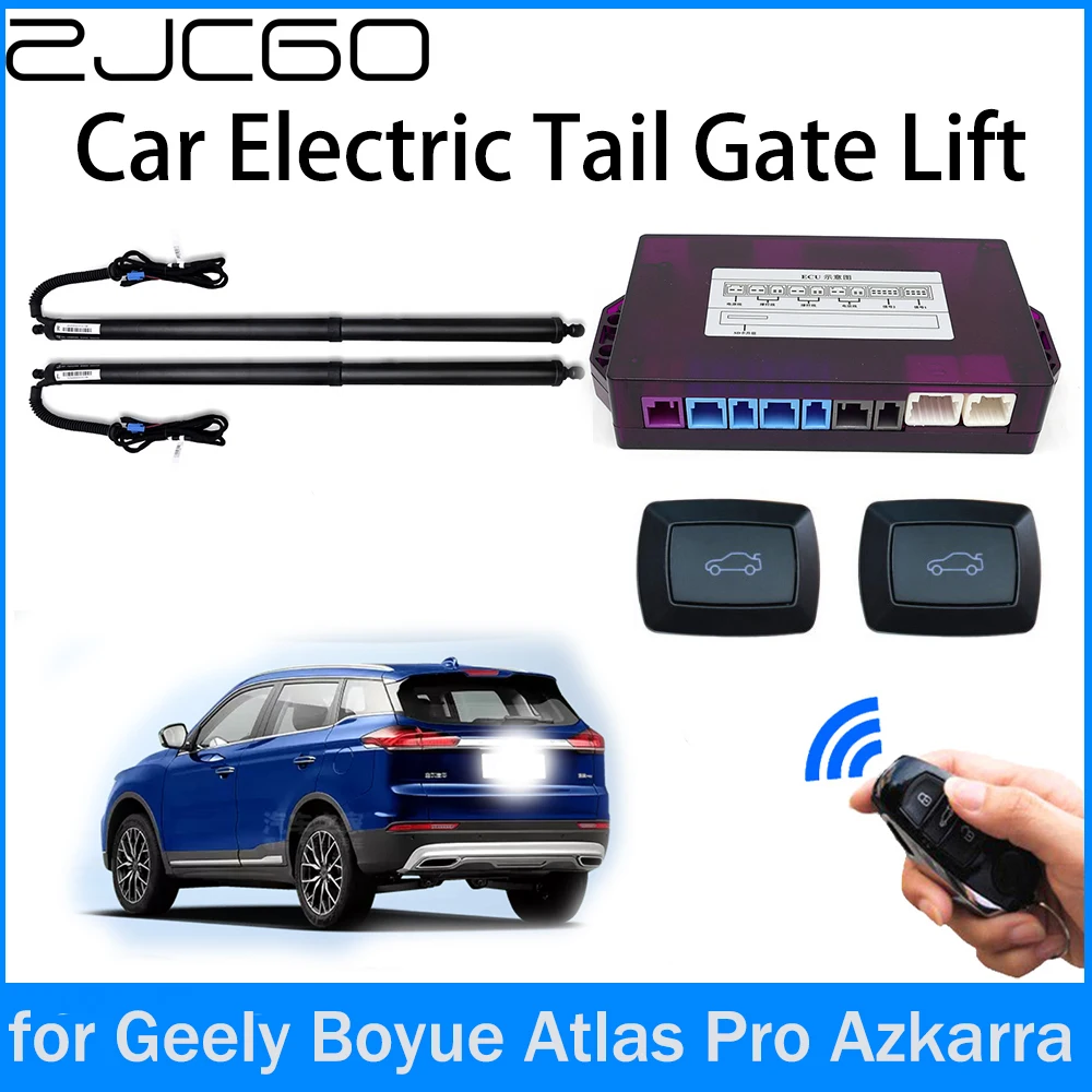 

ZJCGO Car Power Trunk Electric Suction Tailgate Intelligent Tail Gate Lift Strut for Geely Boyue Atlas Pro Azkarra 2019~2023