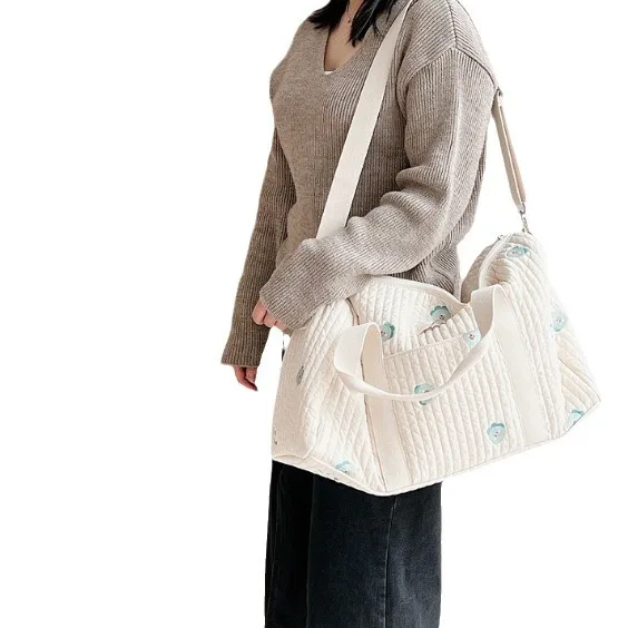 1pcs Large Capacity Baby Diaper Bag for Travel - Multi-Pocket Waterproof Maternity Organizer Tote, Stroller Nappy Changing Bag