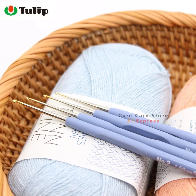 Original Tulip Crochet Hook Needle Embroidery Needles Diy Knitting Hook Crochet Accessories Tool 1Piece