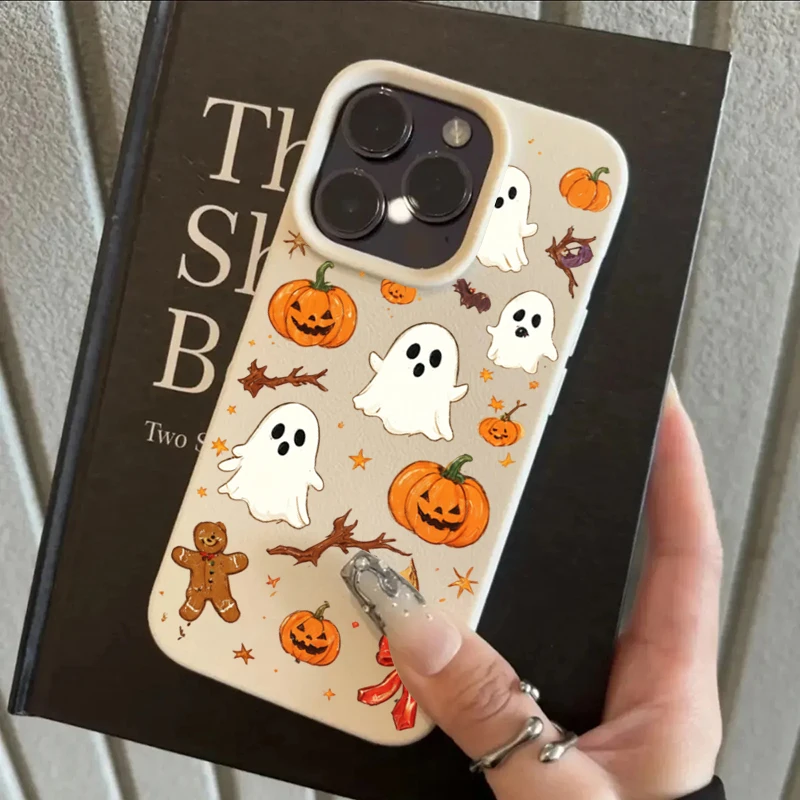 Charming Halloween Pumpkin Ghost Phone Case Cover