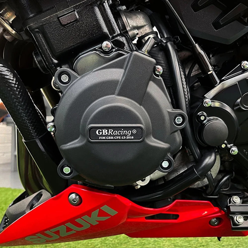 GBRacing Engine Protection Engine Cover Motorcycle Protection Covers Protective Case Set K4-K5 for GSX-R750 & GSX-R600