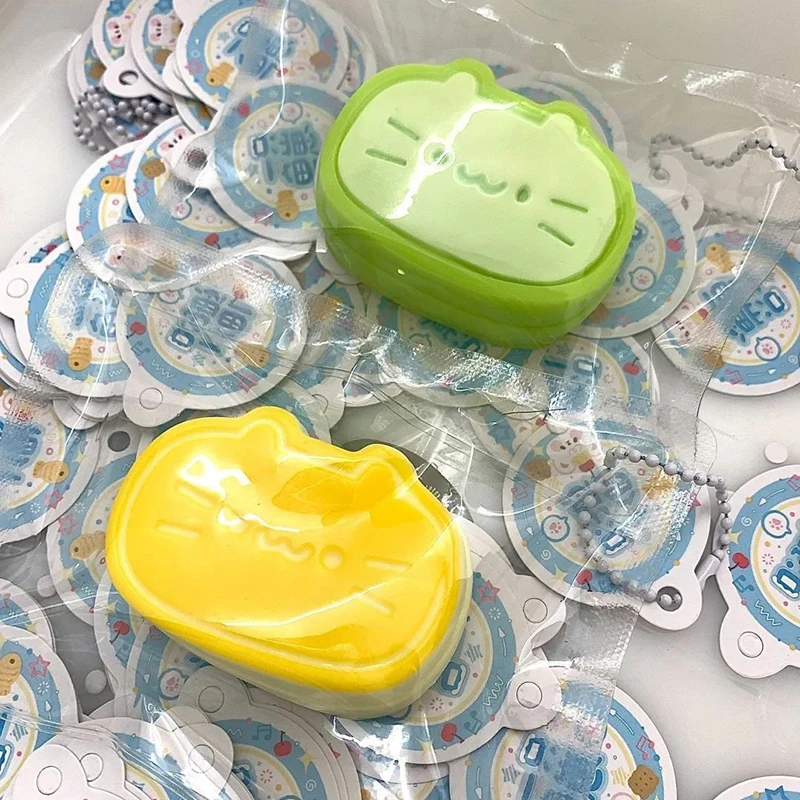 Cute Cat Cheese Cake Silicone Mold Soap Mold Scented Diy Handmade Resin Candle Making Mochi Squishy Toy Mould