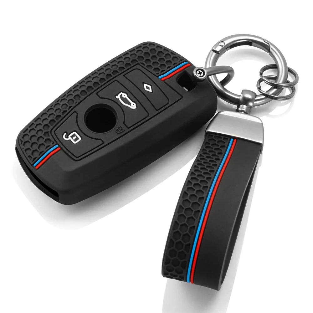 Silicone Car Key Case Cover Keychain Accessory