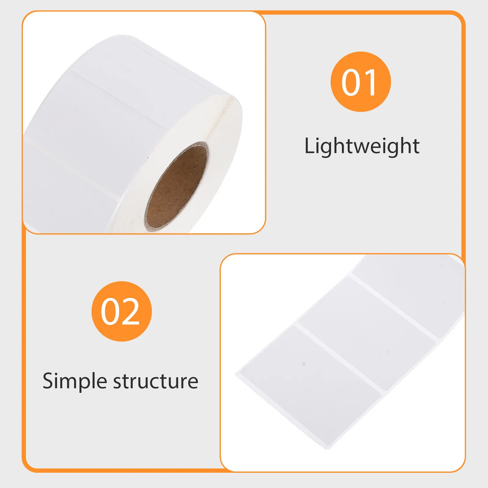 1롤 빈 감열 배송용 감열지 프린터용 자가 접착식 채소 신선 농산물 물류 우편용