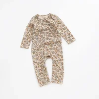0-24M Newborn Kid baby Boys Girls Clothes Spring Print Romper Cute Sweet Cotton Jumpsuit Long Sleeve Cotton Fall Baby Outfit 3