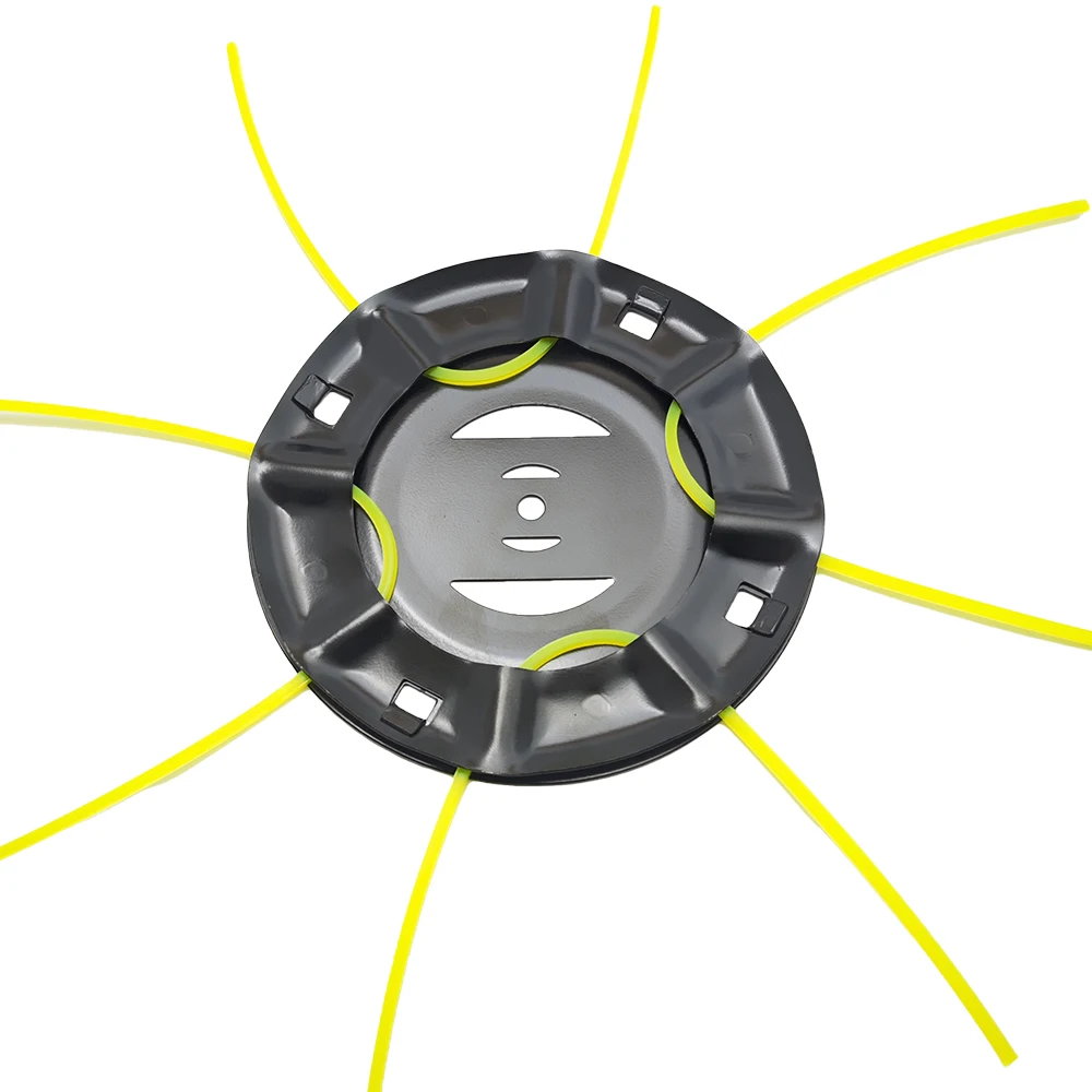 스트리머 잔디 헤드 트리머 브러시 잔디 깎는 기계 솔리드 스틸 와이어 휠 가든 헤드 스레드 라인 문자열 톱 잔디 브러시 모어 헤드