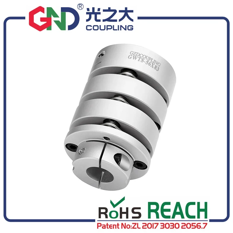 Quick Connector Encoder 2024-New-GND-Three-Diaphragm-Flexible-Coupling-Aluminum-Alloy-Clamp-For ...