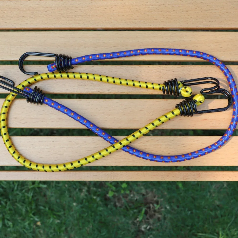 100cm Elastic Bungee Cords Bungee Straps High Elasticity Luggage Straps Rope for Bike Tents Camping RVs Trunks Luggage Racks