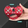 Biaxial Double Shafe Load Bearing Double Aluminum Shell Stainless Steel Pulley Crossing RopeTransport Lifting Wheel 3