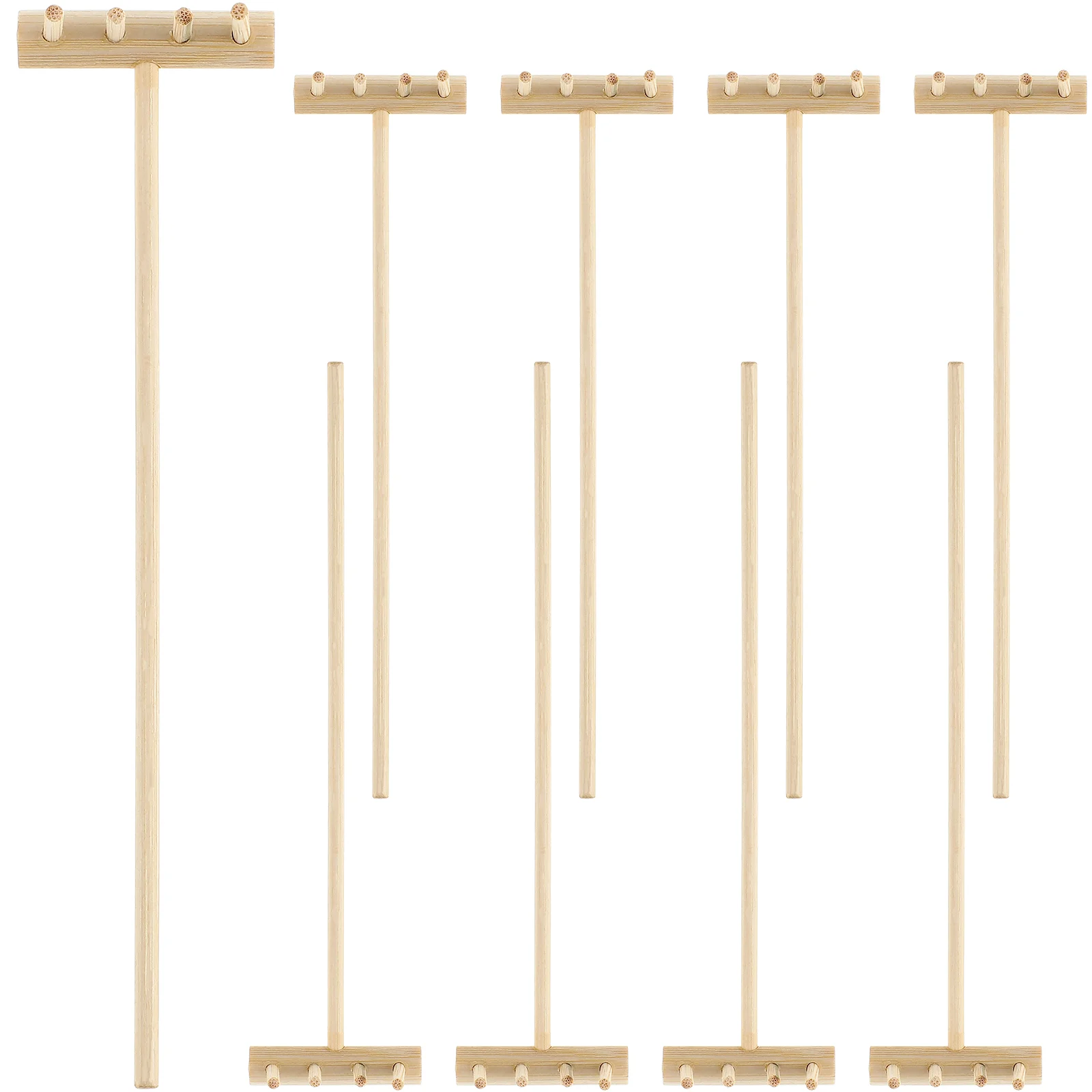 

8 Pcs Bamboo Rake Mini Miniature Kits Sand Zen Garden Tools Sandbox Accessories