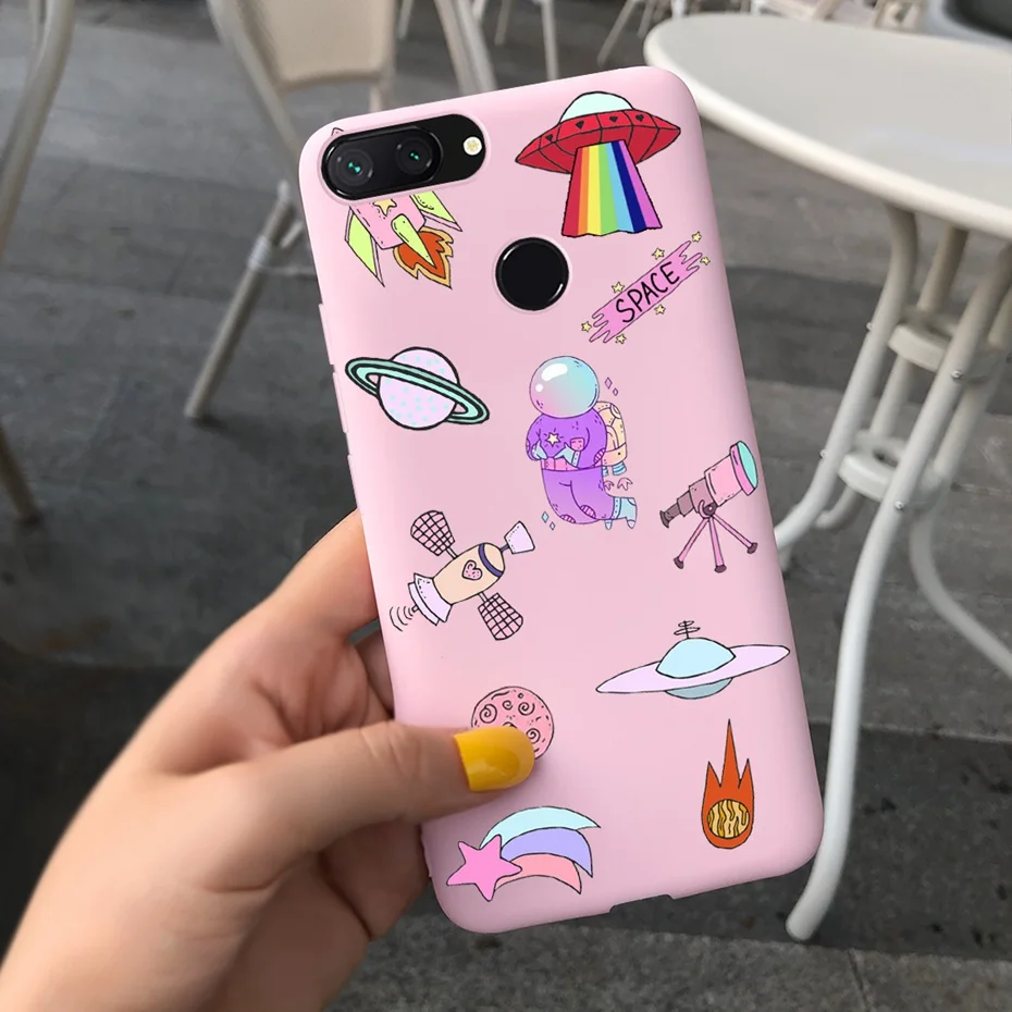 Lovely Print Soft Silicone Phone Case - Stylish Protective Back Cover with Bumper