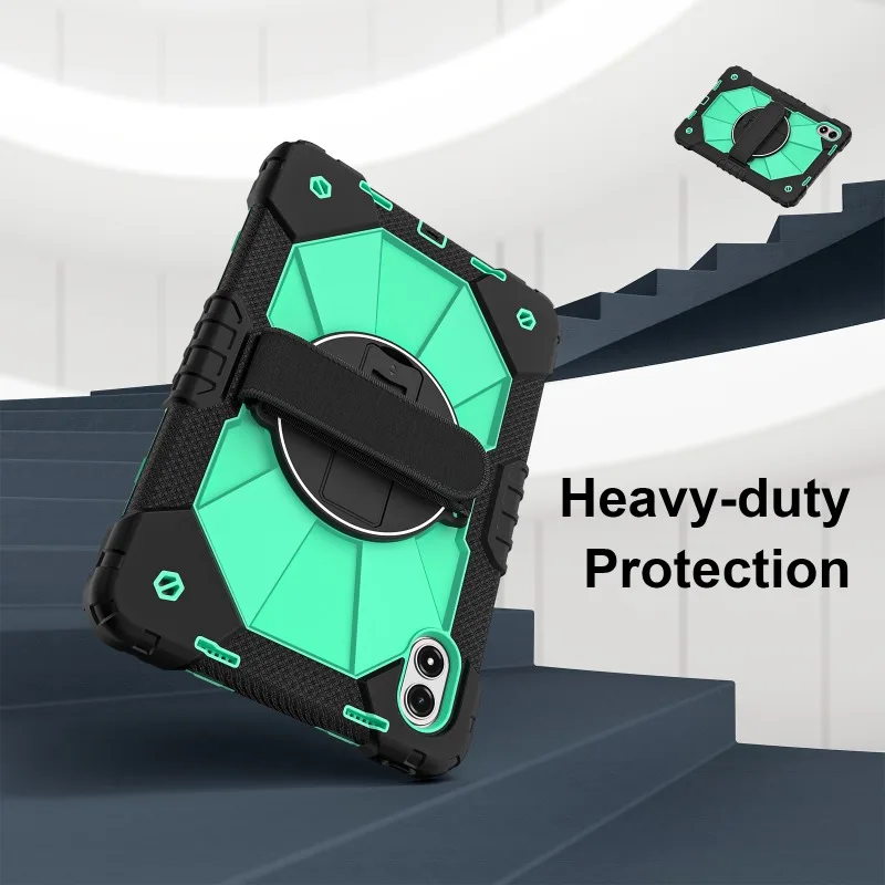 Enhanced Protective Tablet Case with Shoulder Strap, Heavy Duty Design