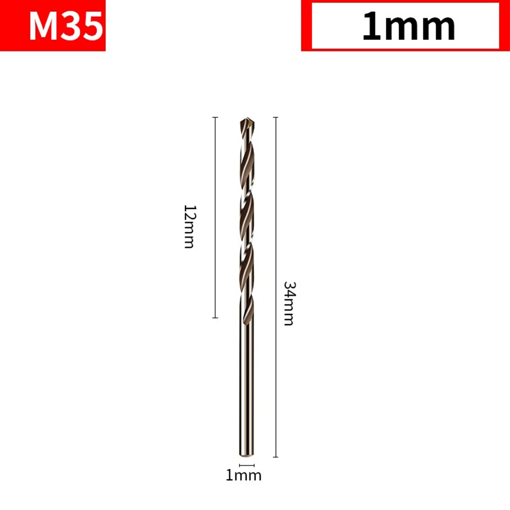10 stücke HSS M35 Kobalt Bohrer Bohrer Runde Schaft Pistole Bohrer Für Holz Metall Edelstahl Eisen Bohren loch Cutte Werkzeuge – Detail 8