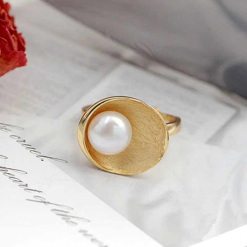 [韓国人気ジュエリー] [925 Silver] Egg Ring H0ad22af3224746f58e57c54285e2f