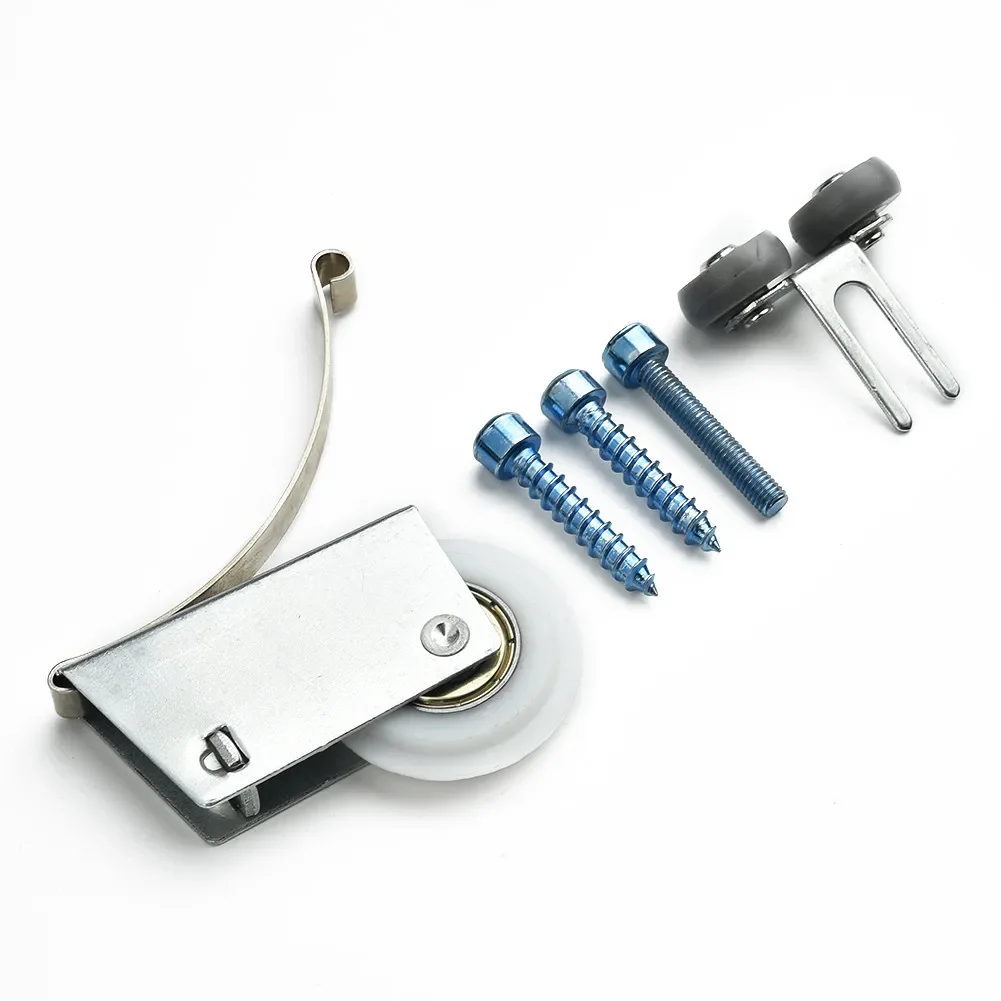 Wardrobe Sliding Door Roller Wheels Pulley Cabinet Sliding Door Roller Mounted Wheel Fittings Max Load 80KG