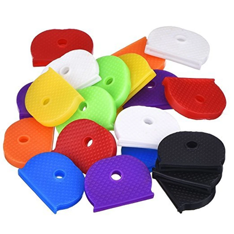 Key Caps Covers 10pcs/set Random Key Covers Topper Keyring Fashion Hollow Multi Color Soft Key Locks Accessories
