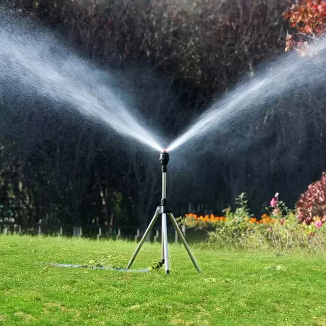 360 Forgó Állvány Sprinkler Teleszkópos Tartó Automatikus Permetezőgép Kerti Öntözési Pázsit Öntöző - Image 4