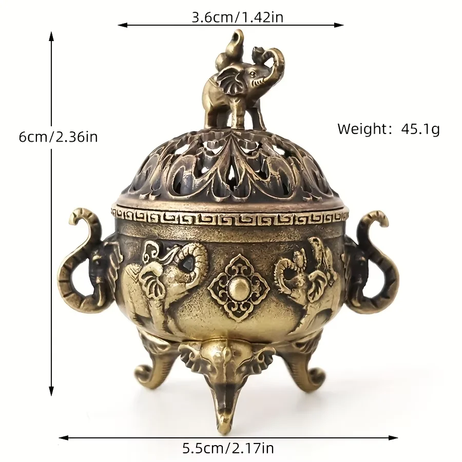 حلي مبخرة معدنية للاستخدام المنزلي، بخور برج داخلي...