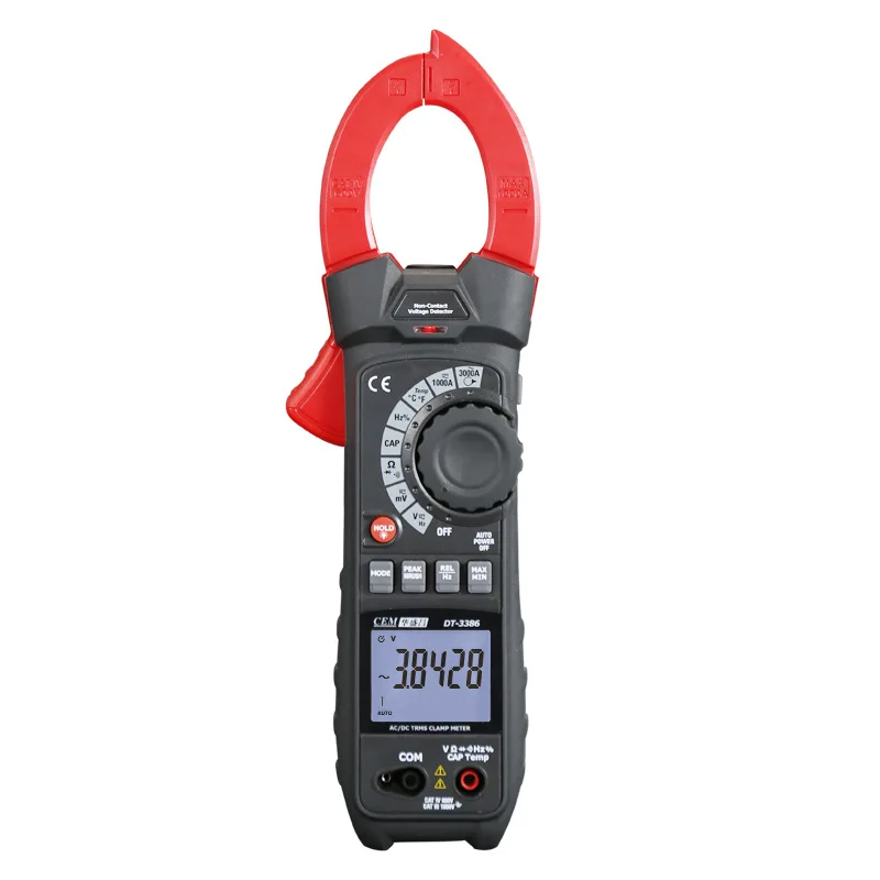 

DT-3386 High Precision Industrial AC/DC True RMS Digital Clamp Meter Electrical Power Meter