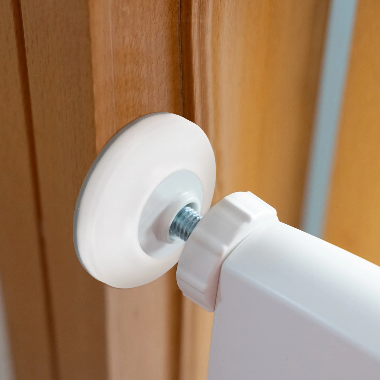 White Plastic Child Safety Gate Pet Isolation Fence Baby Door Part Wall Protector Stairway Guard Mother Kids Safety Gates
