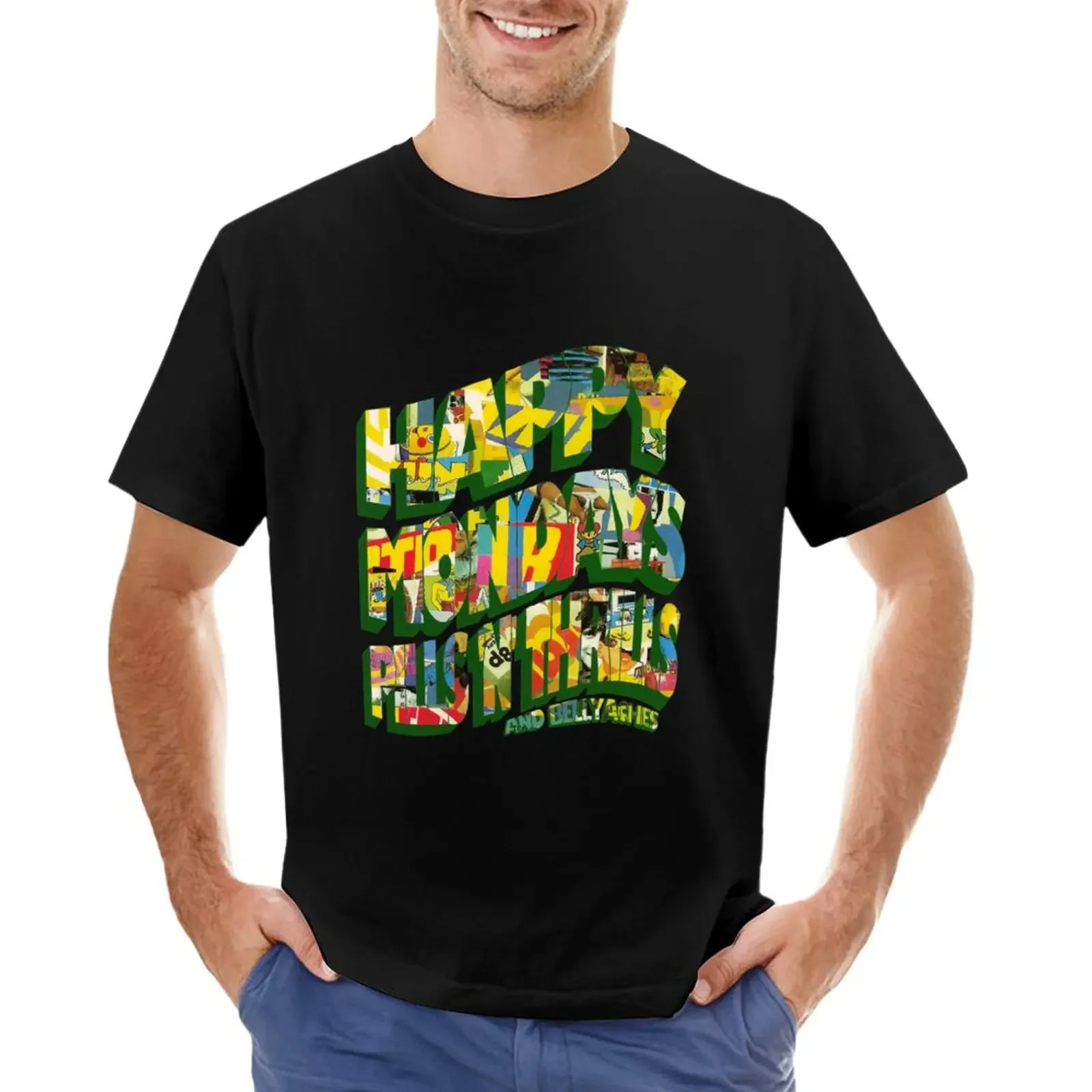 

The New Happy Mondays Band T-shirt for a boy blanks mens plain t shirts