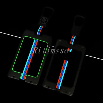 Portachiavi in lega di Silicone luminoso per LEXUS LX 570 2016 2019 LS 500h 2020 RX 300 2017 ES LM 2020 portafoglio per auto 4-lx8 - Portachiavi in lega di Silicone luminoso per LEXUS LX 570 2016 2019 LS 500h 2020