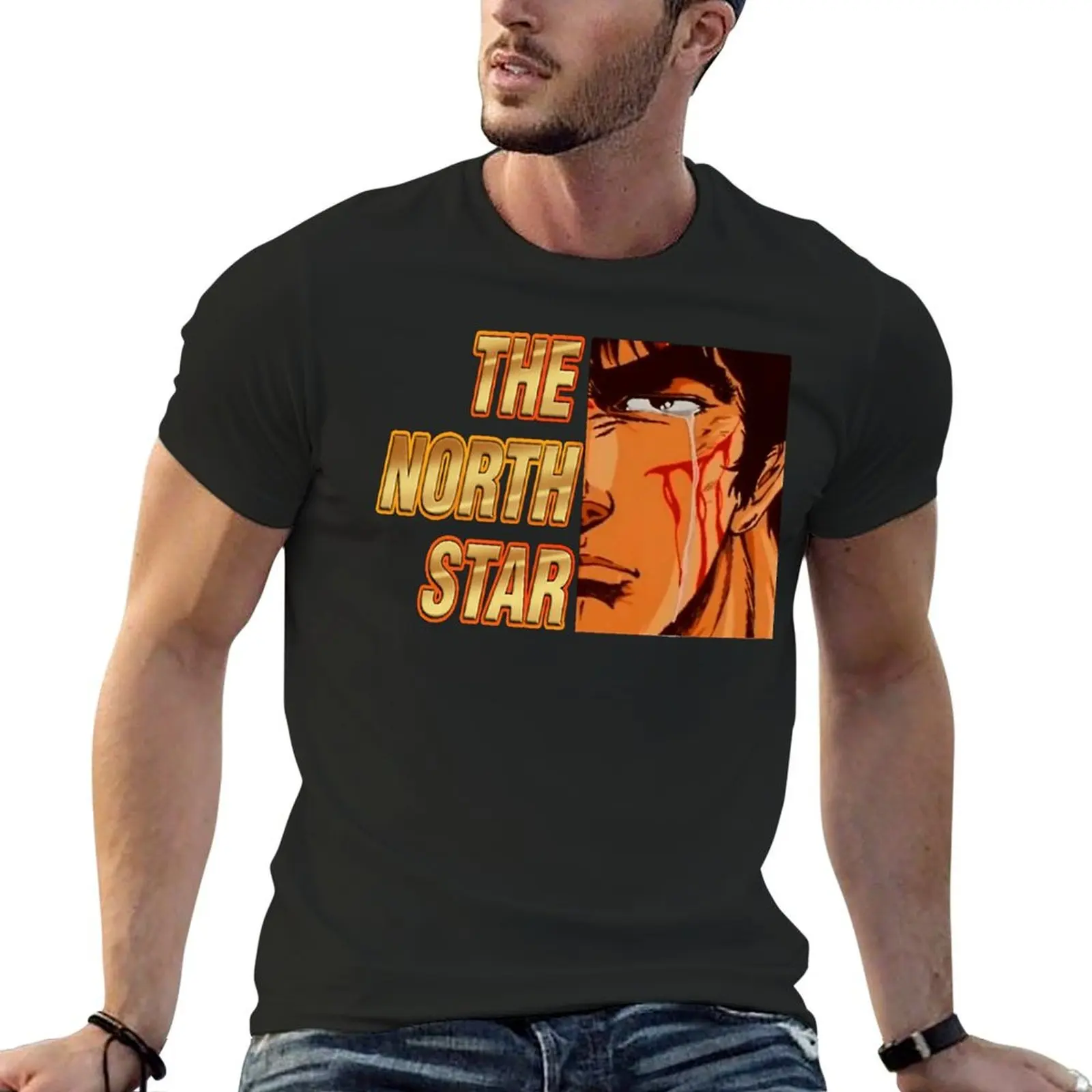 Pugno Della Stella Polare Hokuto No Ken Kenshi (3) T-Shirt Girocollo Sport Top Tee Graphic Cool Fitness Humor Eur Size