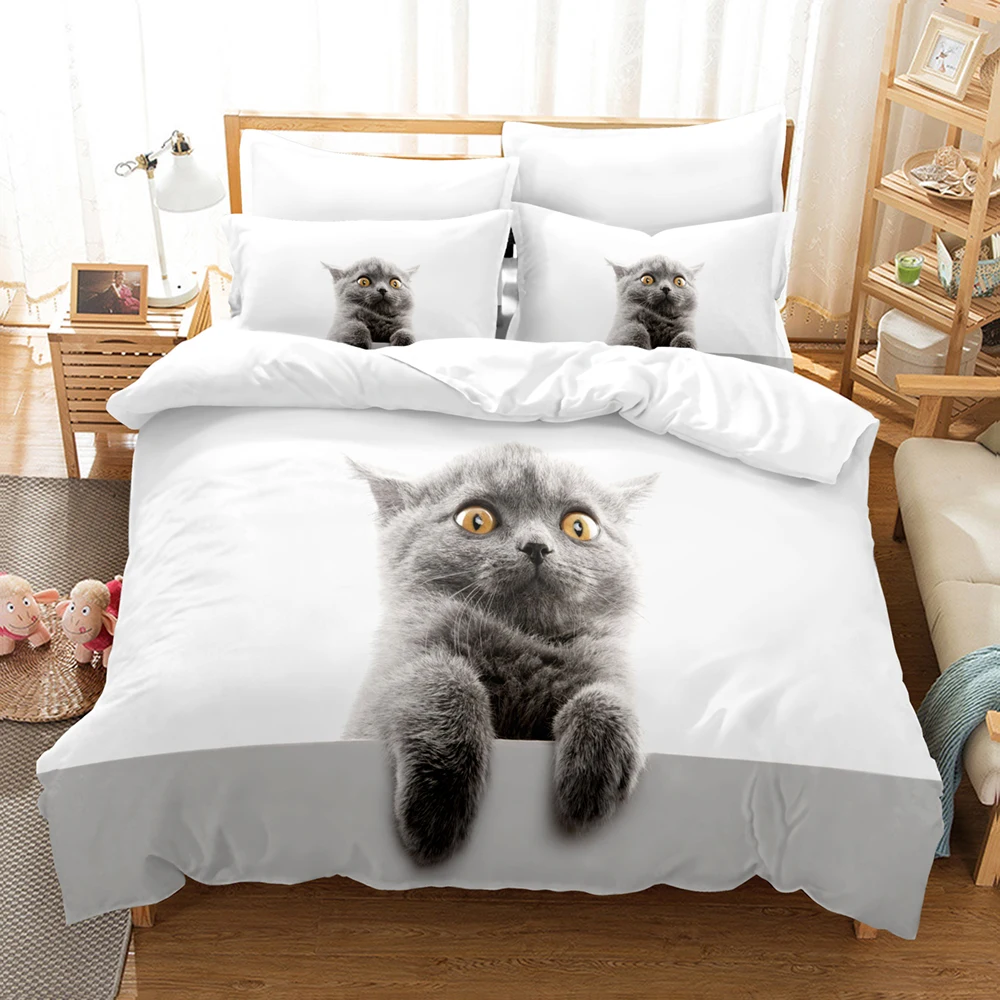3Danimal Bedding Sets Duvet Cover Set With Pillowcase Twin Full Queen King Bedclothes Bed Linen 2