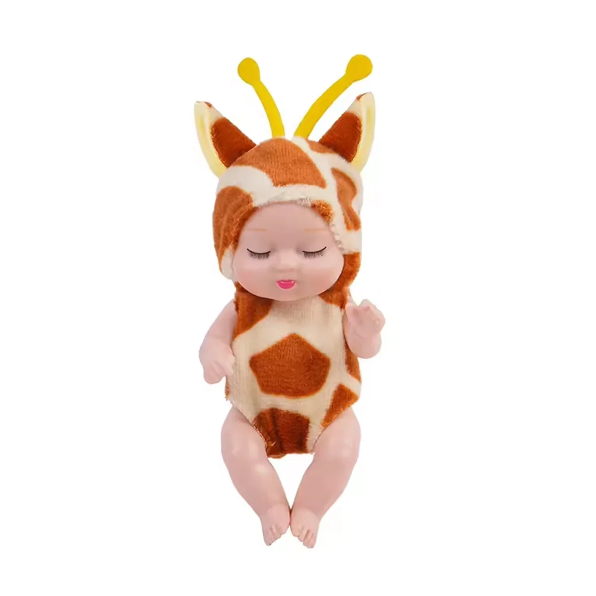 6PCS Mini Puppen Niedliche Tier Kleidung Mode Serie Puppen Simulation Wiedergeburt Puppe Set Niedliche Kleine Puppen Perfekte Geburtstag geschenke – Detail 10